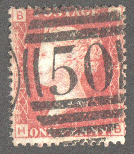 Great Britain Scott 33 Used Plate 193 - HB - Click Image to Close